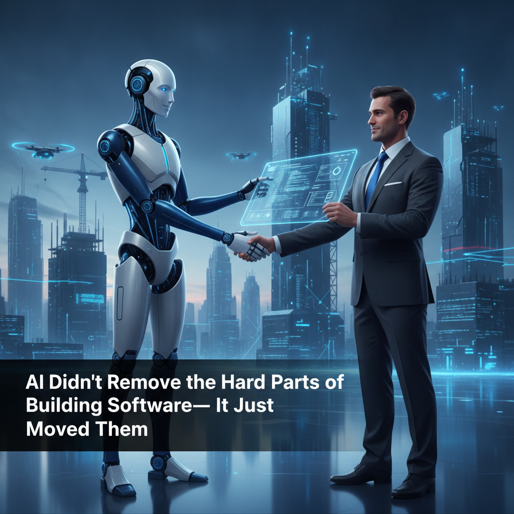 AI Didn't Remove the Hard Parts of Building Software—It Just Moved Them